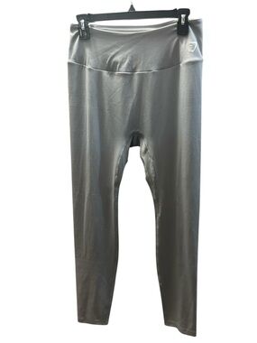Gymshark high rise light grey activewear leggings size XXL yoga fitness